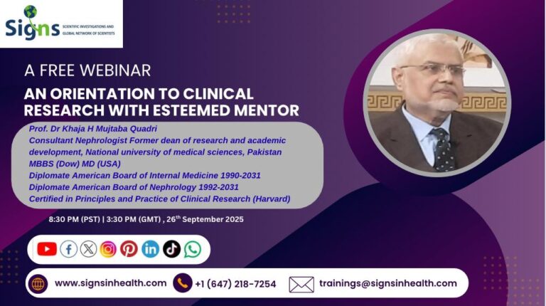 An Orientation to Clinical Research
