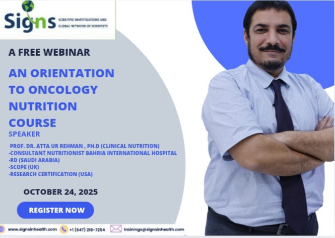 FREE Webinar on “An Orientation to Oncology Nutrition in Practice”