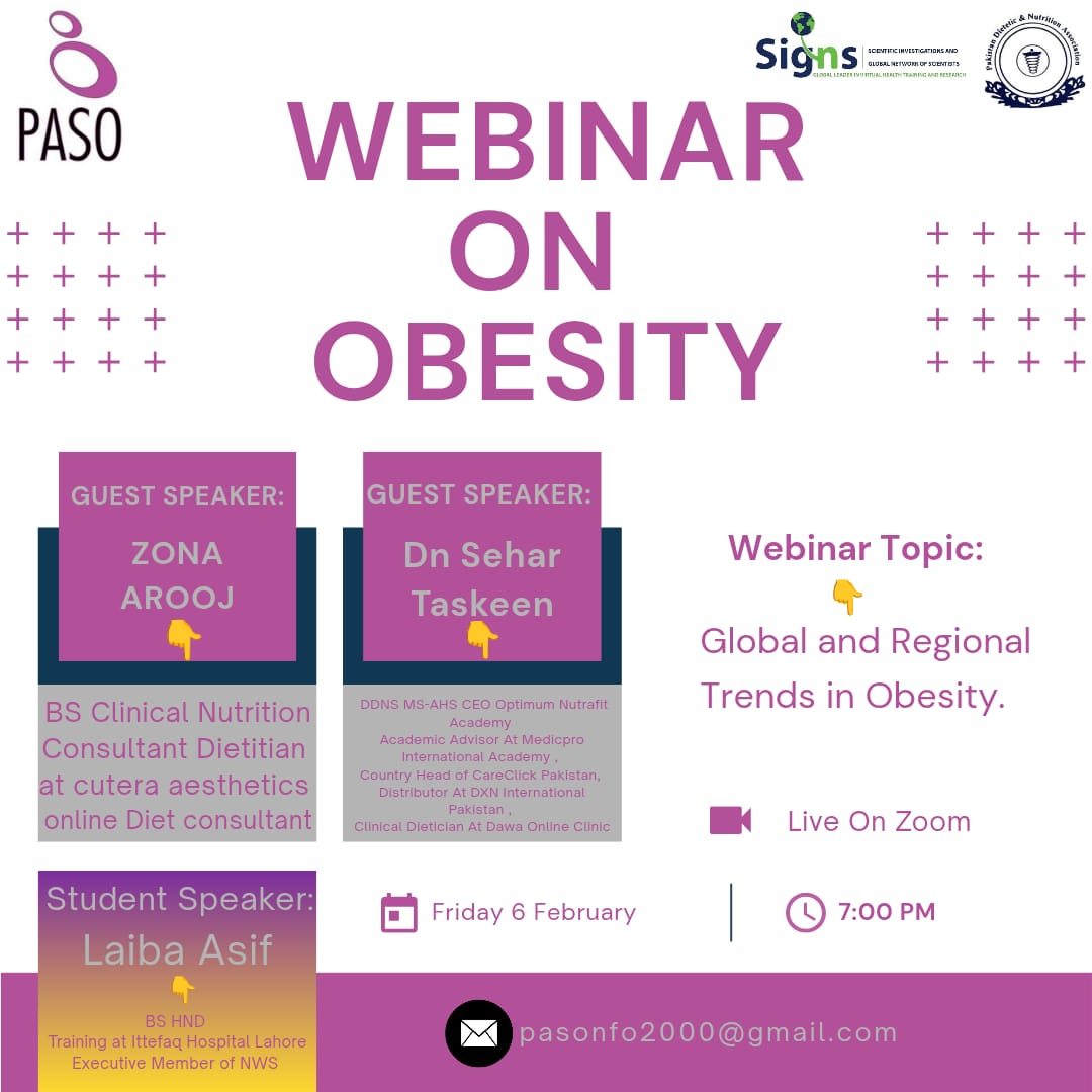 FREE WEBINAR-PASO Webinar on Obesity